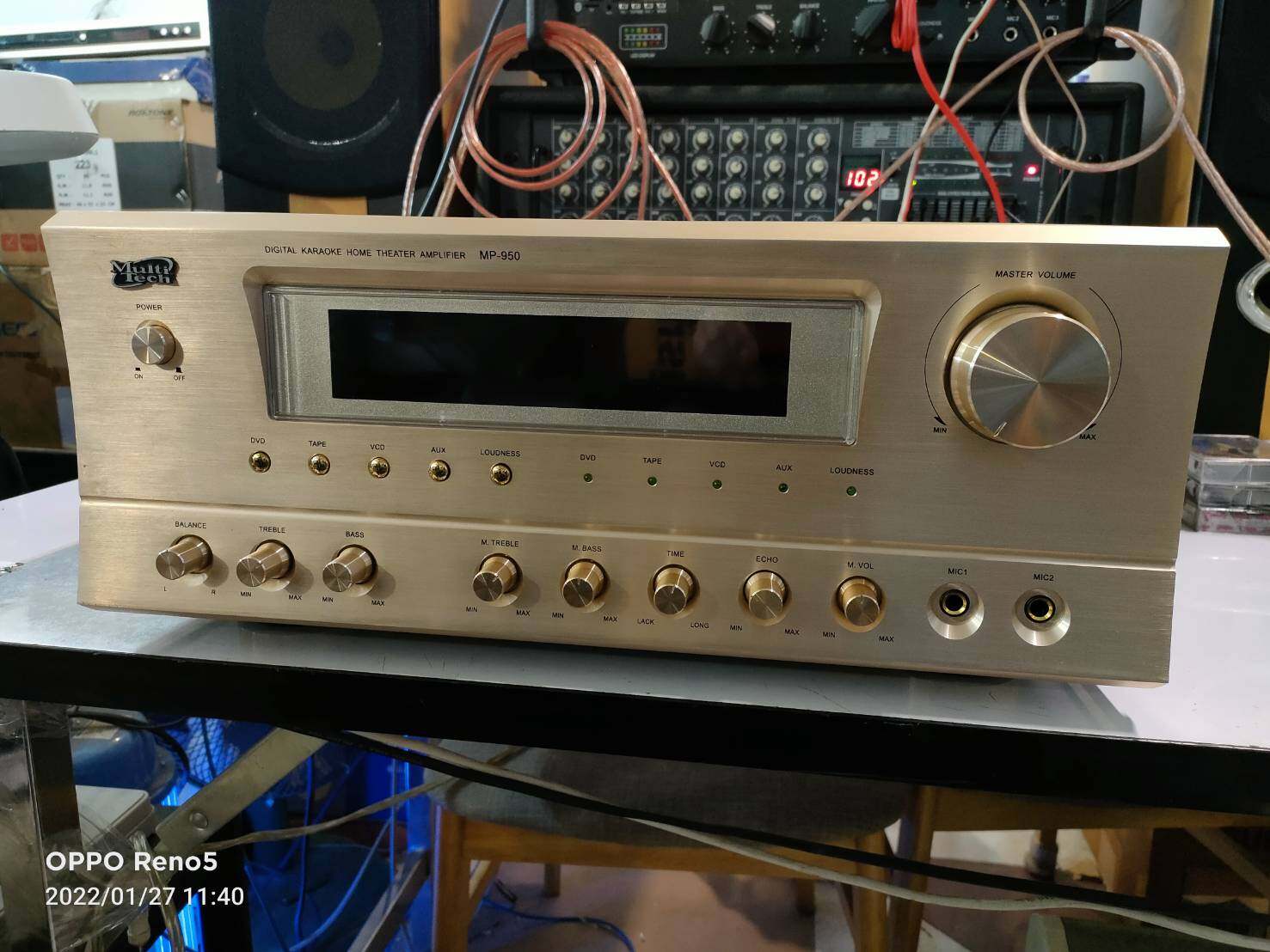 MULTI TECH MP-950 DIGITAL KARAOKE AUDIO POWER AMPLIFIER