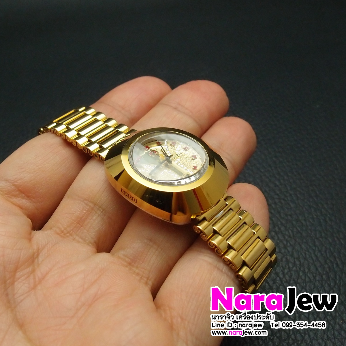 นาฬิกา RADO Diastar ผู้หญิง Automation รุ่น R12416033 นาฬิกาหลุดจำนำ **เรือนนี้ข้อมือ16 ซมลดข้อได้อีก**