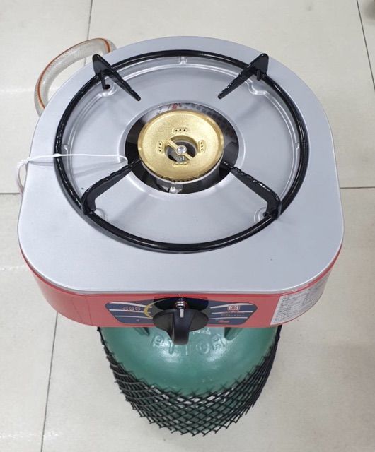 LUUKY FLAME เตาแก๊สลัคกี้เฟลม รุ่น PN-101P พร้อมถัง ปตท. จิ๋วแจ๋ว 4 กก. ไม่รวมน้ำแก๊ส