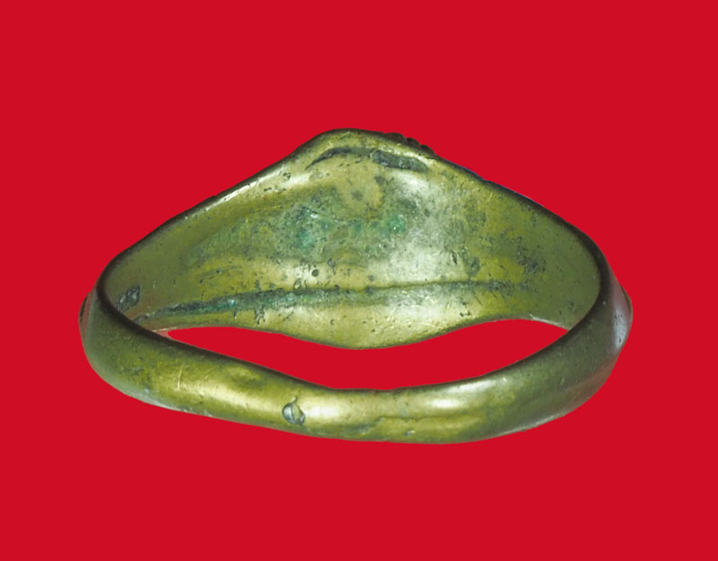 *32324 แหวนงู เนื้อทองเหลืองเก่า ไม่ทราบที่ 12