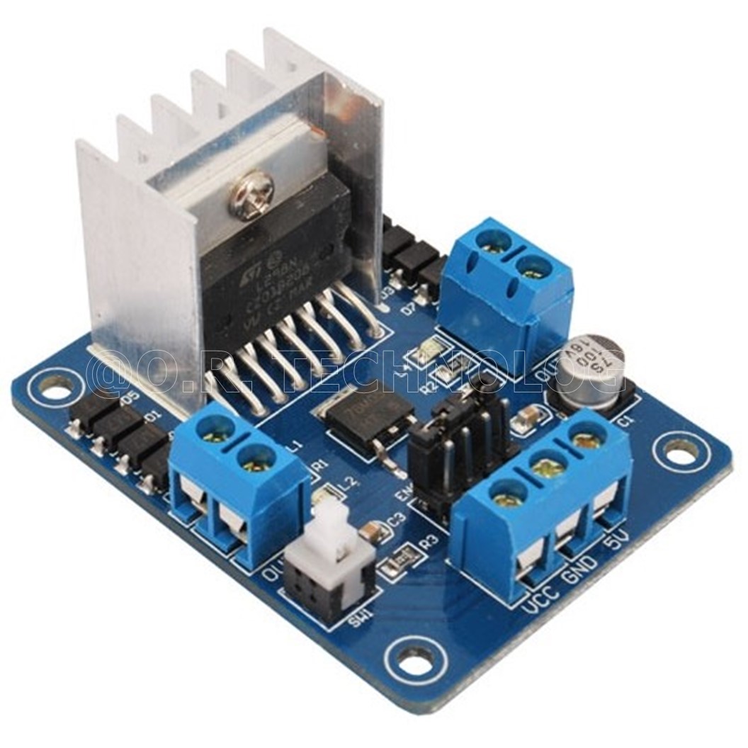 (1ชิ้น) NA106 โมดูลขับมอเตอร์ สเต็ปเปอร์มอเตอร์ บอร์ดไดรเวอร์ Blue L298N Dual H Bridge Drive Controller Module