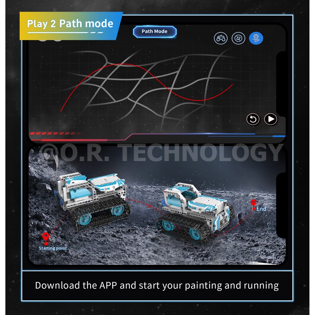 KEEYEE WORLD K96132 ชุดเรียนรู้ เสริมทักษะ Variable Robot ตัวต่อ STEAM Educational Programmable Robot Kit Building Block