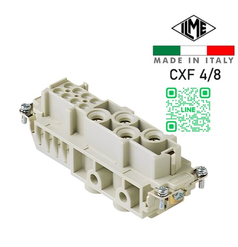 ILME รุ่น CXF 4/8 Female insert 4 + 8 poles + PE, 80A 400V 6kV 3/16A230/400 V4kV3