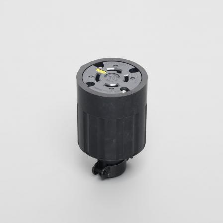AMERICAN DENKI 4324R-L15 3-Pole 4-Wire Grounding 30A 250V (NEMA L15-30) Connector Body (Rubber Housing)