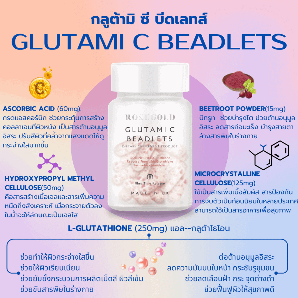 กลูต้าโรสโกลด์ ราคา