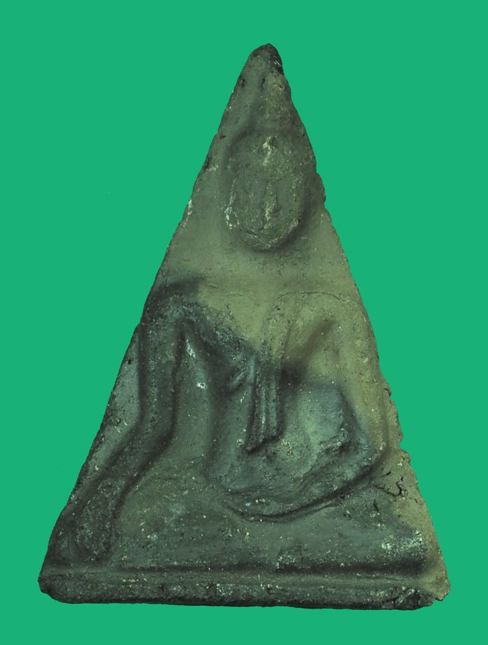 ขายแล้ว*38888 พระนางพญาเสน่ห์จันทร์ หลวงพ่อไซร้ วัดช่องลม จ.อุตรดิตถ์ ปี 2502 เนื้อดิน 92