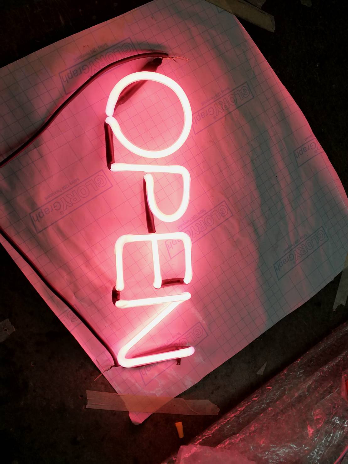 ป้ายไฟนีออนดัดหลอดแก้ววินเทจ