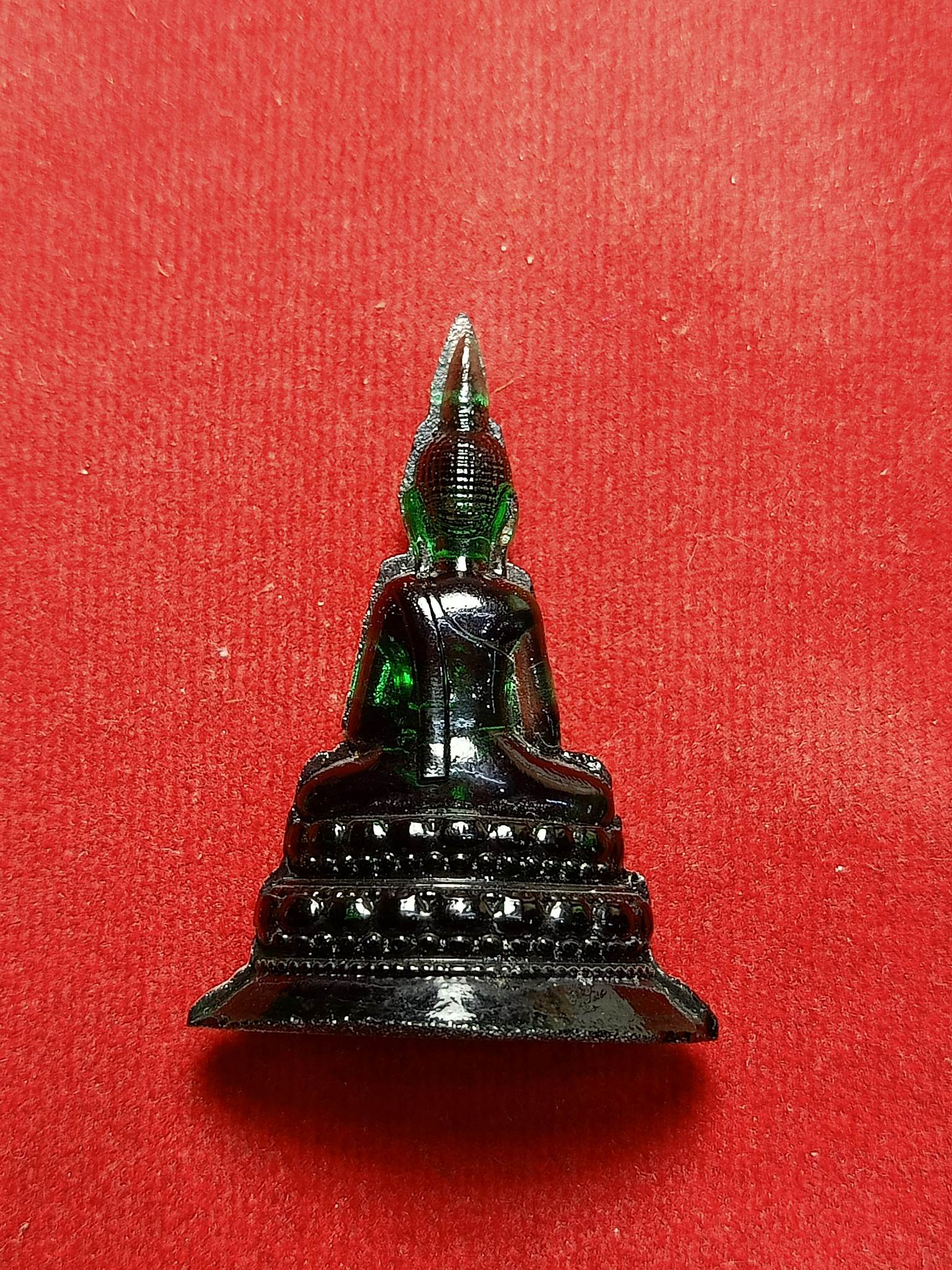พระแก้ว เนื้อแก้ว ขนาด 1 นิ้ว ไม่ทราบที่ (SKU-02277)