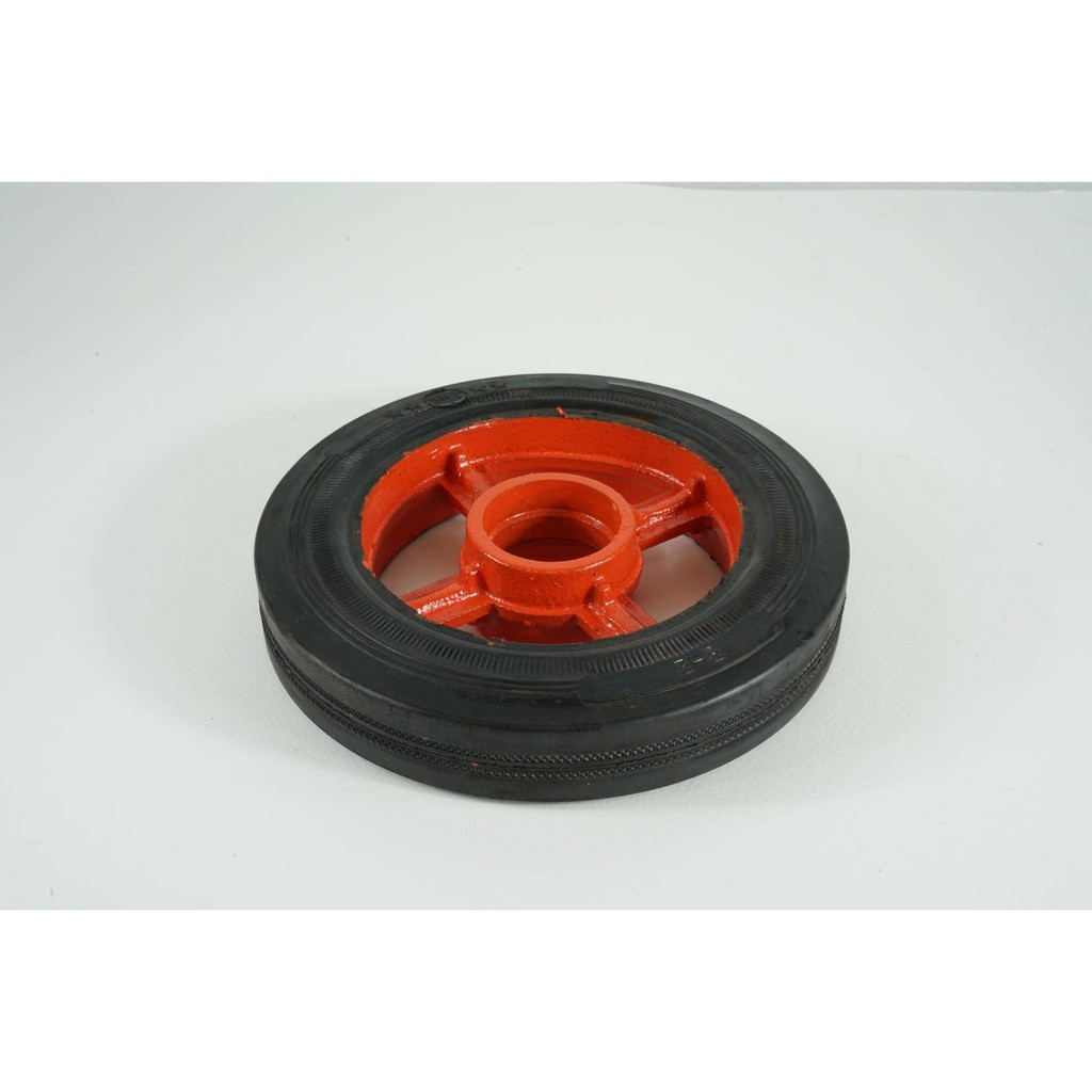 ล้อรถเข็น ล้อแม็กซ์ ล้อแม็กซ์ก้านแดง ผลิตจากเหล็กหล่อคุณภาพสูง ล้อรถเข็น ล้อยาง โพลียูรีเทนสีดำ ล้อรถ ล้อรถเข็นของ