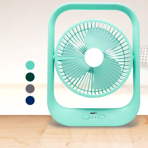 NIKKO พัดลมชาร์จไฟอเนกประสงค์ แบบพกพา พร้อมโคมไฟ รุ่น NKMF-L2837