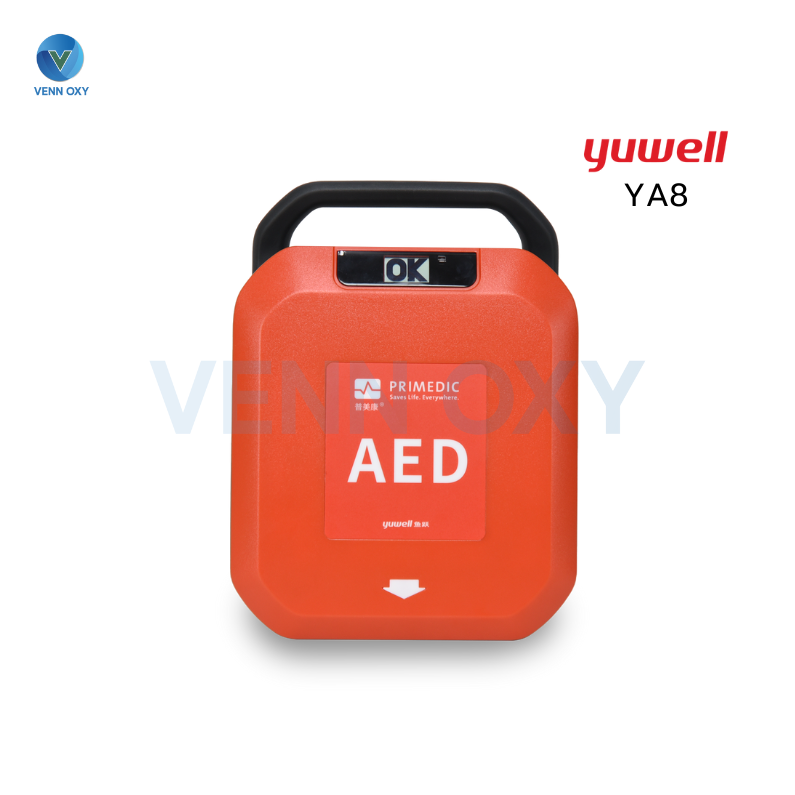 เครื่องกระตุกหัวใจด้วยไฟฟ้าแบบอัตโนมัติ AED ยี่ห้อ Yuwell รุ่น HeartSave YA8