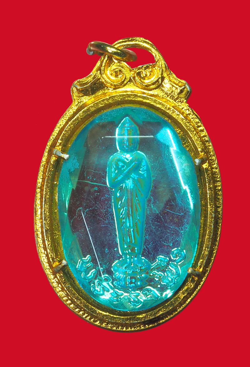 *31836 ล็อกเก็ตหลวงพ่อวัดไร่ขิง นครปฐม หลังพระประจำวัน ไม่ทราบปี 36