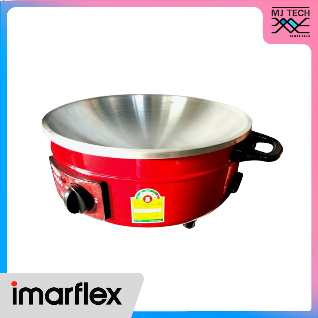 IMARFLEX กระทะไฟฟ้า พร้อมซึ้ง 2 ชั้น ความจุ 3 ลิตร รุ่น MP-18