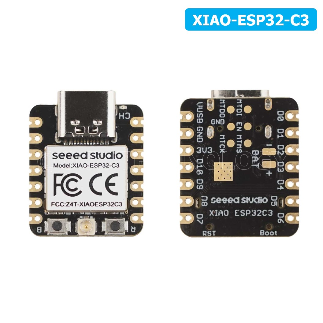 (1ชิ้น) XIAO-ESP32-C3 Seeed Studio โมดูล บอร์ดไร้สาย ขนาดเล็ก