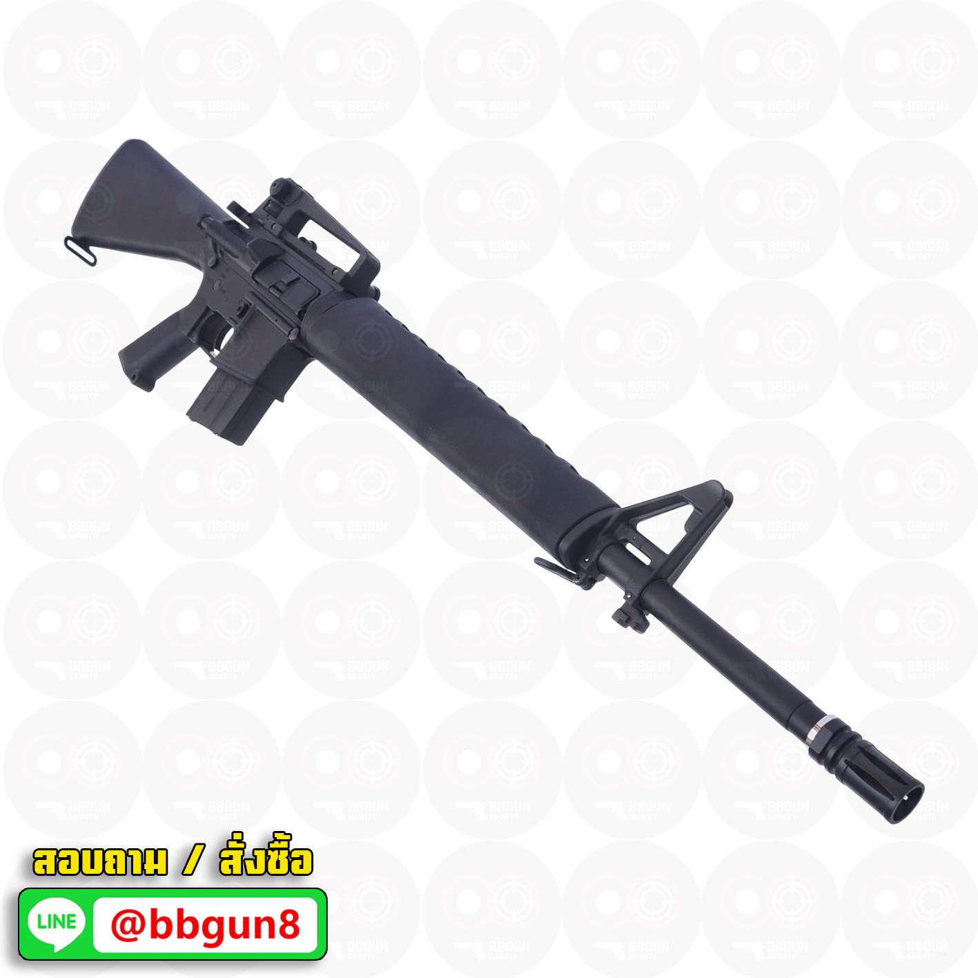 บีบีกันไฟฟ้า Double Bell 085A M16A1 AEG BB GUN