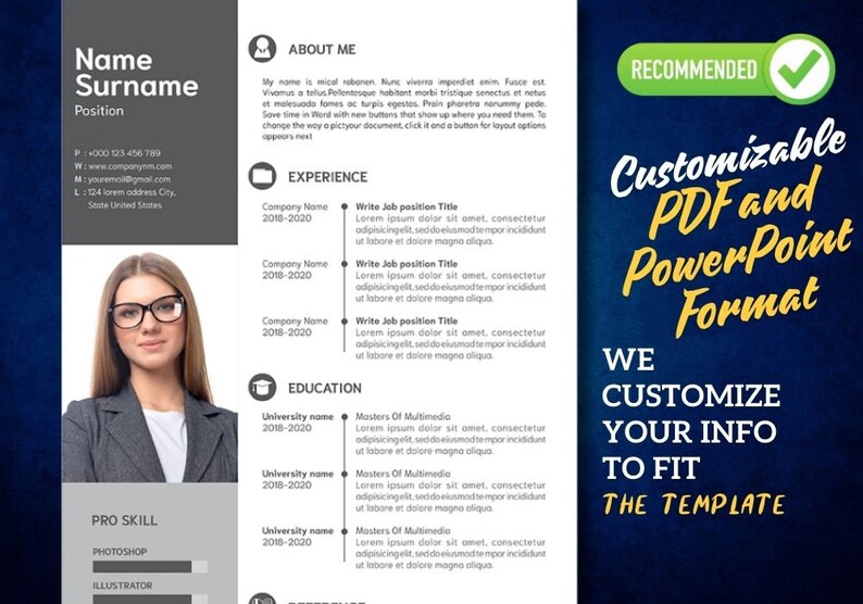 รับทำ resume ภาษาอังกฤษ