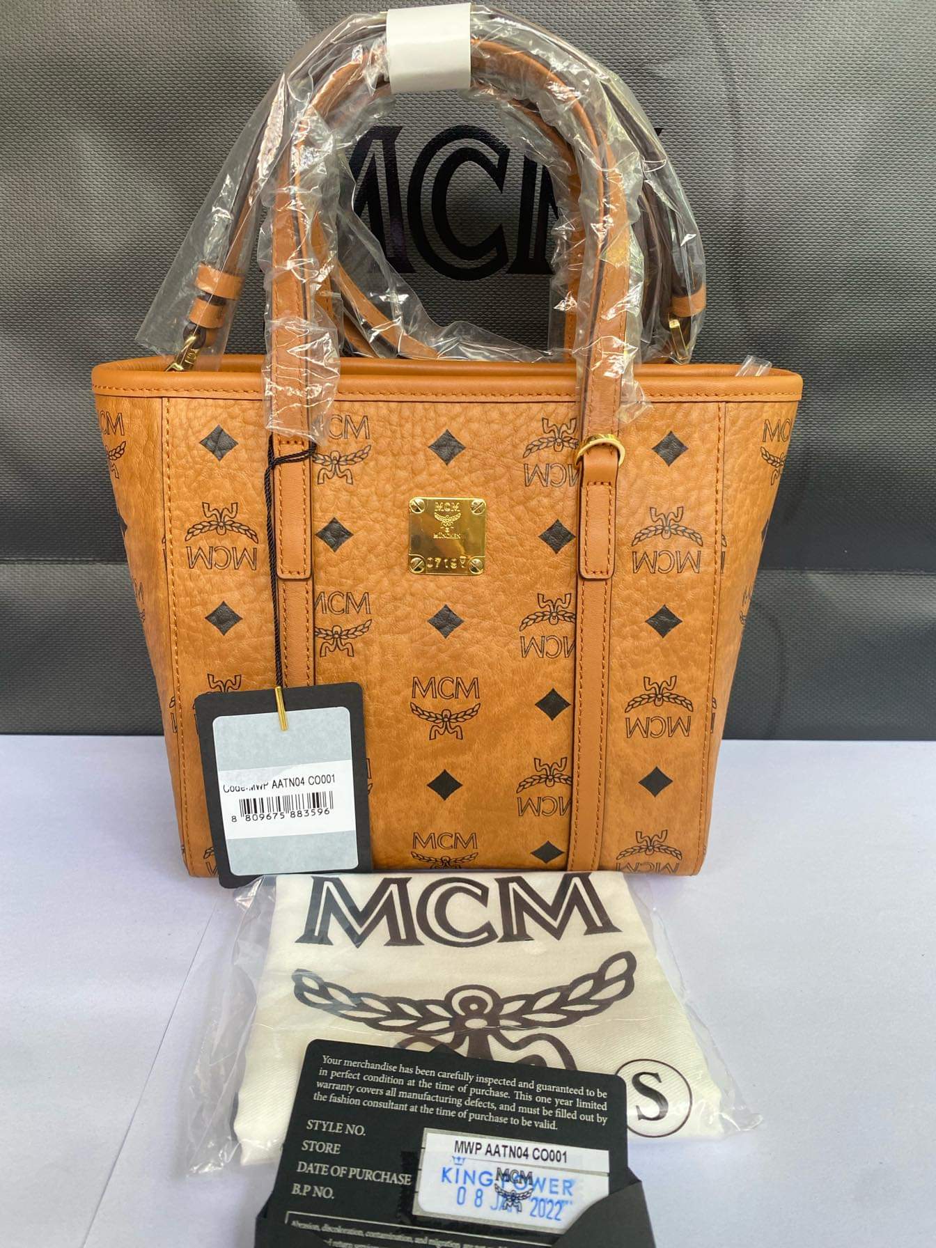 New Mcm toni mini tote