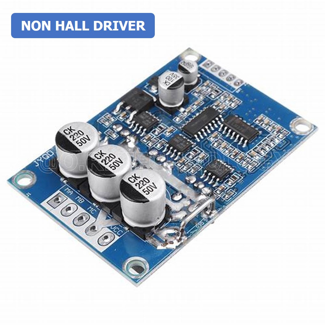 (1ชิ้น) AA692 บอร์ดไดร์ฟมอเตอร์ไร้แปลงถ่าน โมดูลไดร์ฟมอเตอร์ไร้แปลงถ่าน DC 12V-36V 15A 500W Brushless Motor Controller Hall Motor Balanced Car Driver Board Non Hall Driver