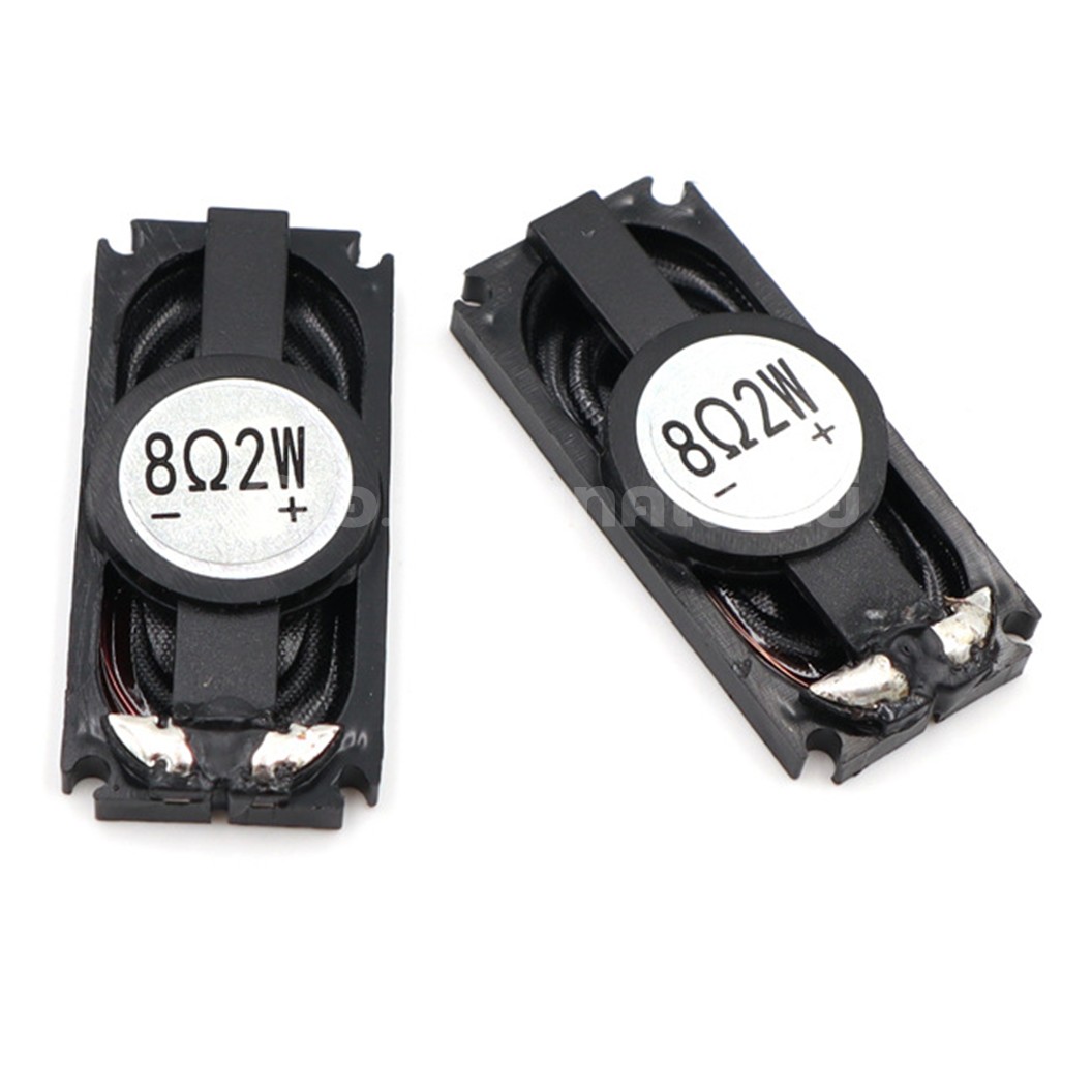 XHXDZ-1635-8R2W 8Ohm 2W Magnetic Speaker Horn ลำโพงเล็ก ลำโพงจิ๋ว 8โอห์ม 2วัตต์ ขนาด 16x35mm ลำโพง สี่เหลี่ยม