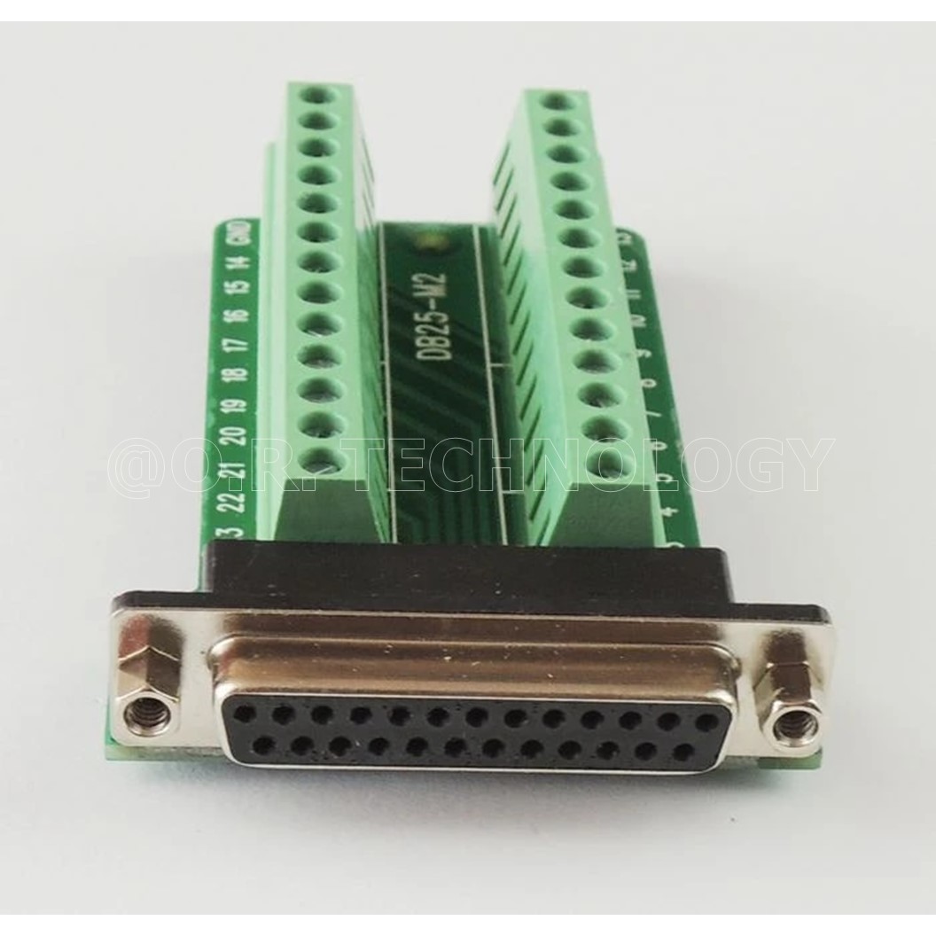 (1ชิ้น) NA475 หัวแปลง ตัวเมีย DB25-M2 DB25 to Terminal with Nut