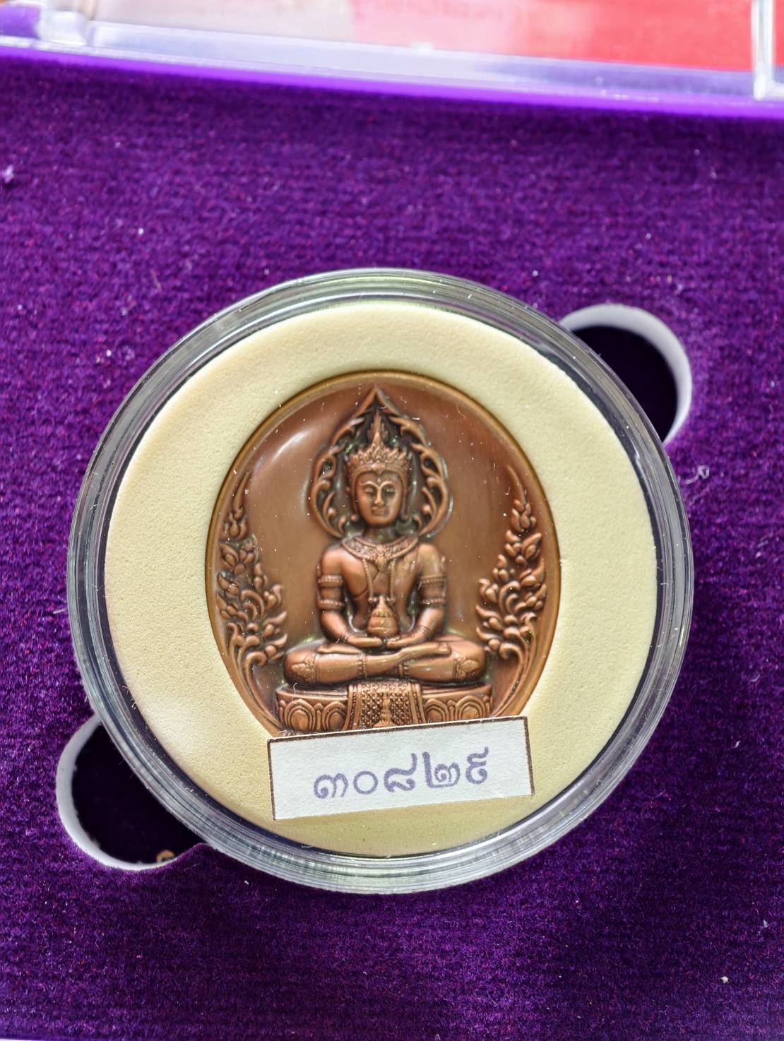 เหรียญพระไภษัชยคุรุไวฑูรยประภาตถาคตพุทธเจ้า สภากาชาดไทย ปี 2565 พร้อมกล่อง (SKU-13604)