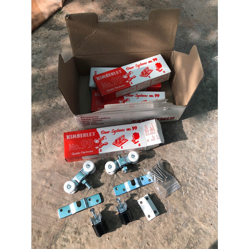 ล้อประตูเลื่อน kimberly ล้อพลาสติก No.99,ล้อเหล็ก No.100 (ขายส่ง) ลูกล้อเหล็ก ล้อประตูเหล็ก ประตูรั้ว ประตูโกดัง