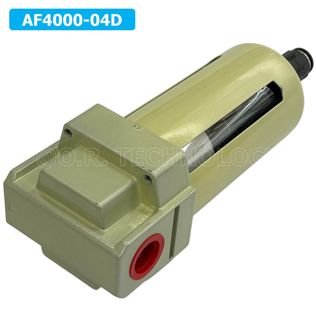 (1ชิ้น) AF4000-04D ชุดกรองลม Auto Drain แบบอัตโนมัติ Air Filter AF Pneumatic TIANYU ตัวกรองลม ชุดกรองลมดักน้ำ