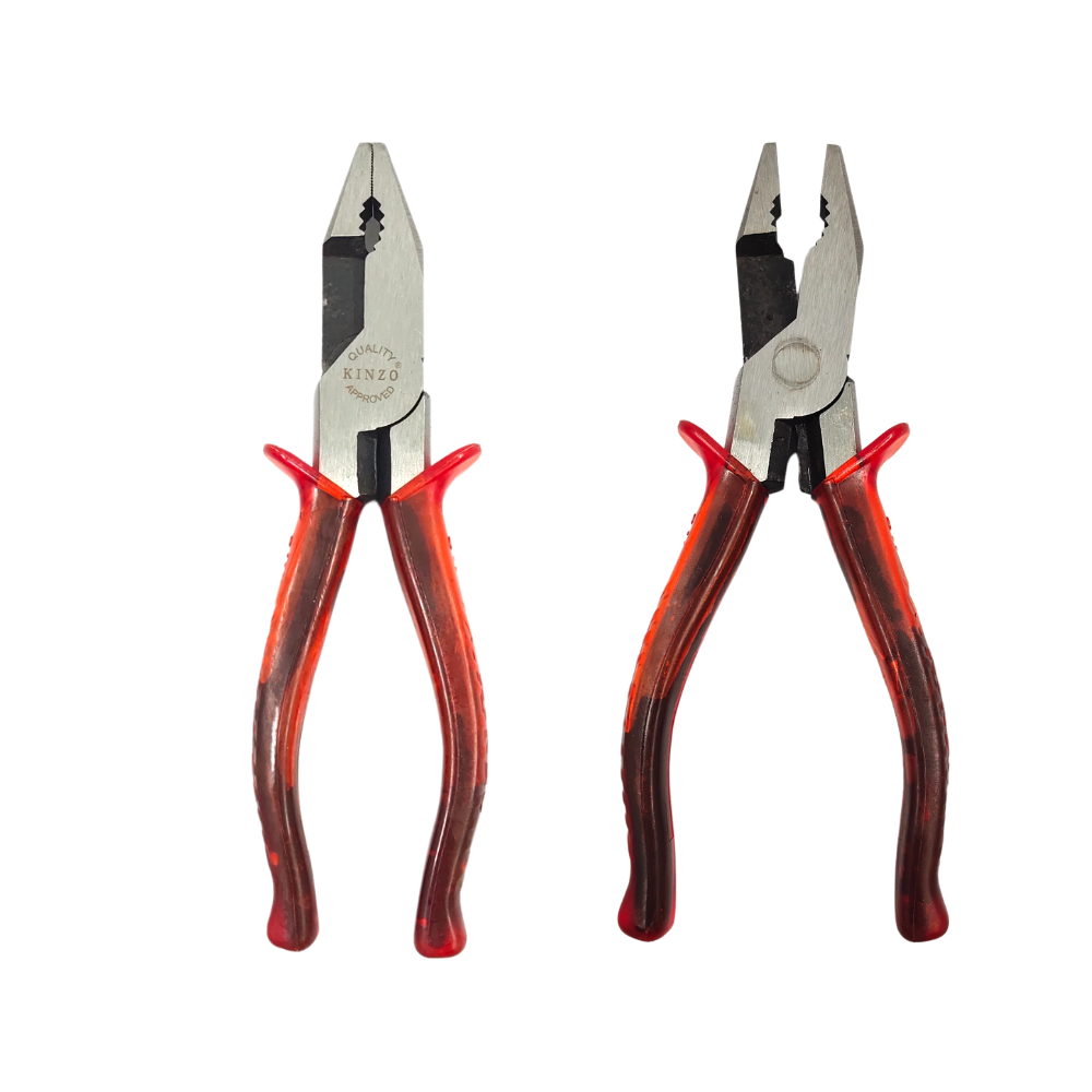 คีมใช้ 3 อย่าง KINZO จับ ตัด หนีบ ขายส่ง (ราคารวมแวท)(ขายยกกล่อง 6 อัน){0403405101}