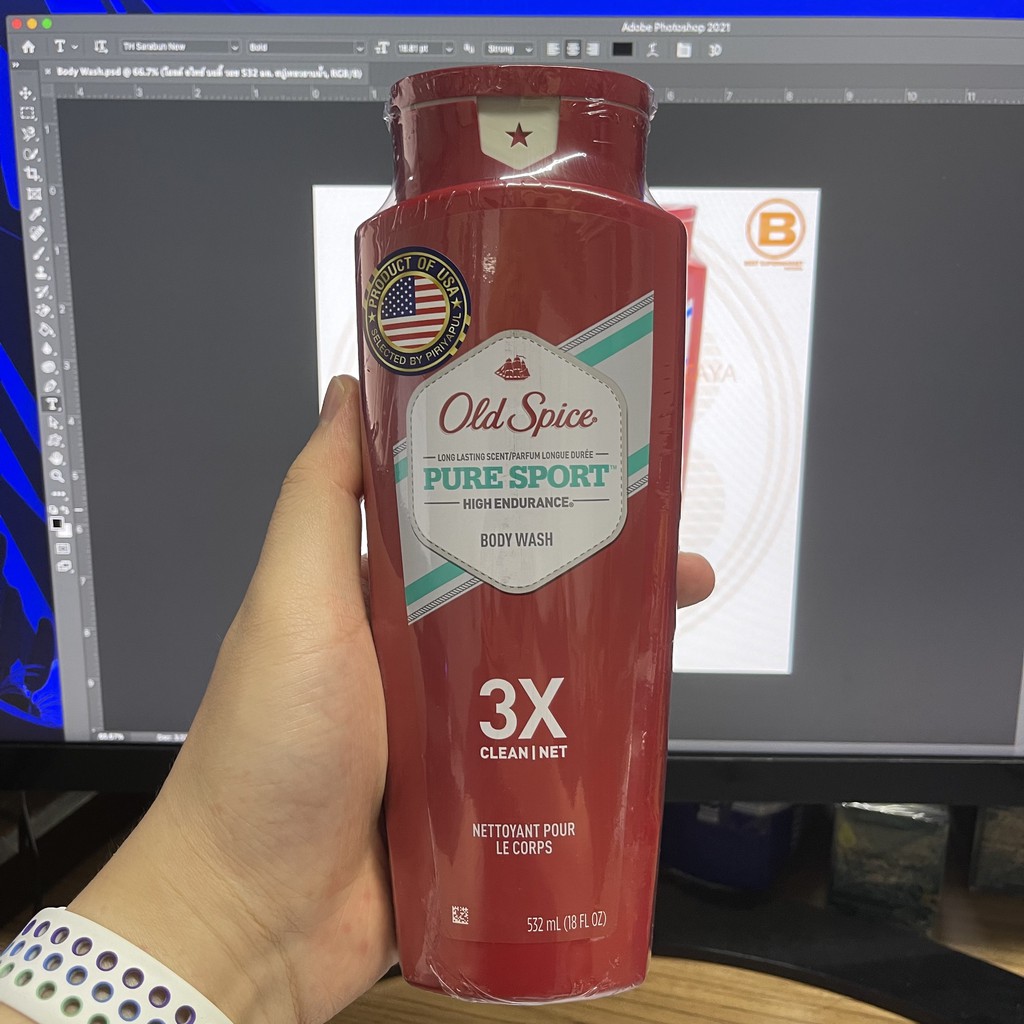 โอลด์ สไพซ์ บอดี้ วอช 532 มล. สบู่เหลวอาบน้ำ Old Spice Body Wash 532 ml.