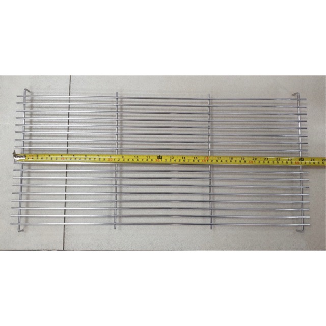 เมืองนนท์แก๊ส ตะแกรง วางบนเตาปิ้ง ของ BIG SUN รุ่น BBQ-936, BBQ-936XL ขนาด 63 x 31 ซม. วัดจากขอบนอกสุด