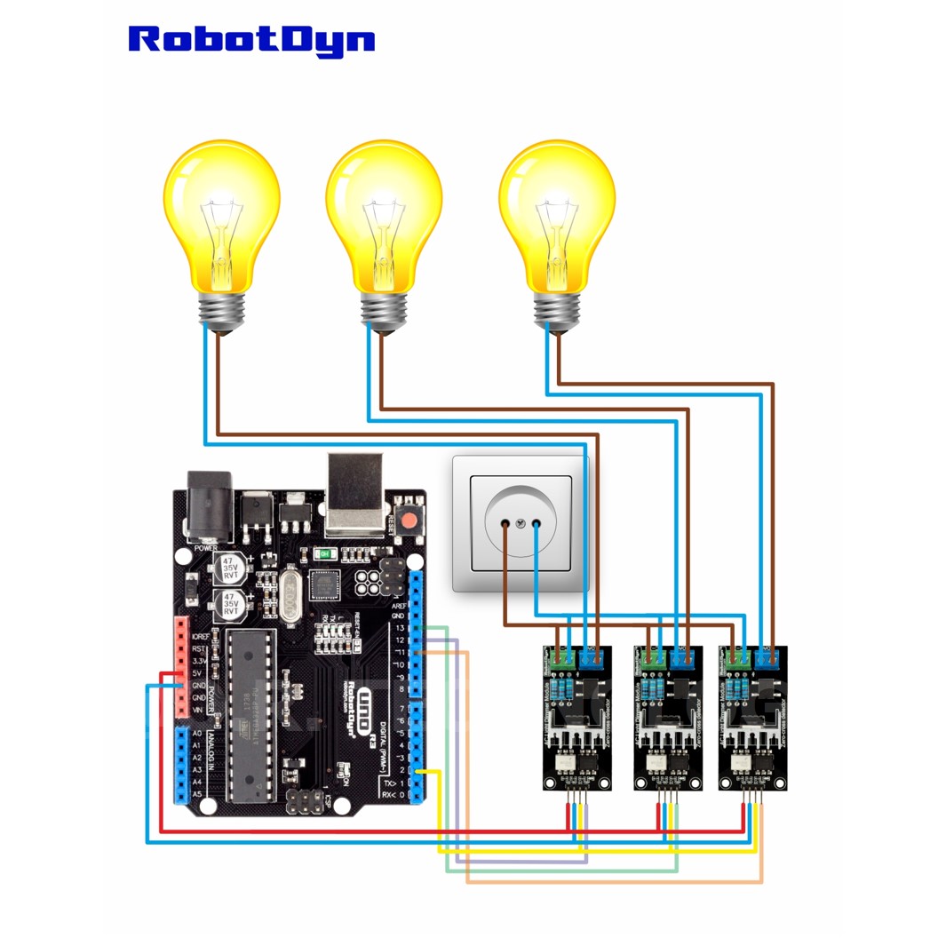(1ชิ้น) AA633 โมดูลหรี่ไฟ 1 ช่อง AC Dimmer Module PWM control 1 Channel 220VAC 10A โมดูลขับมอเตอร์ สำหรับ Arduino