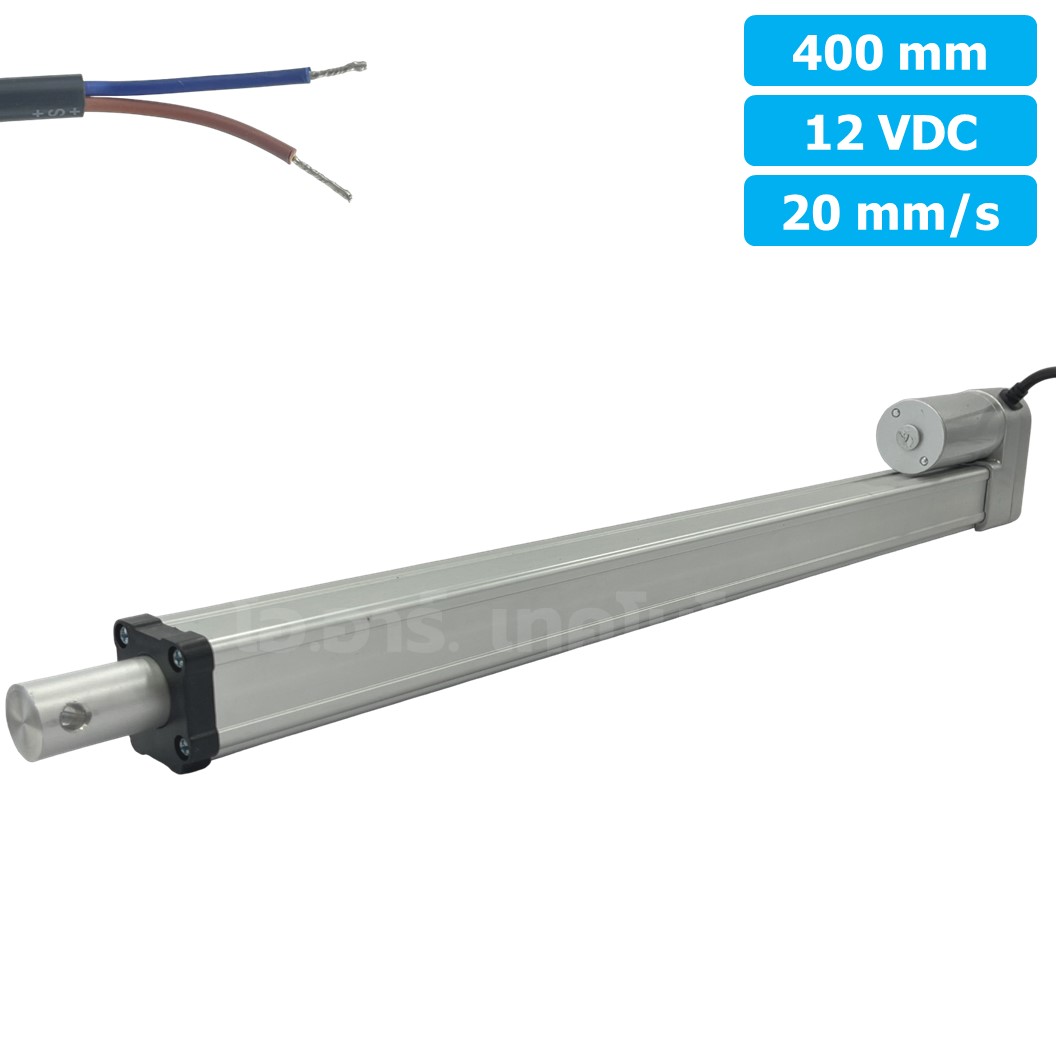 CLB-400 12VDC มอเตอร์ก้านชัก ระยะชัก 400mm 20mm/s 700N Electric Linear Actuator Low Noise เสียงรบกวนน้อย พัตเตอร์ไฟฟ้า Putter