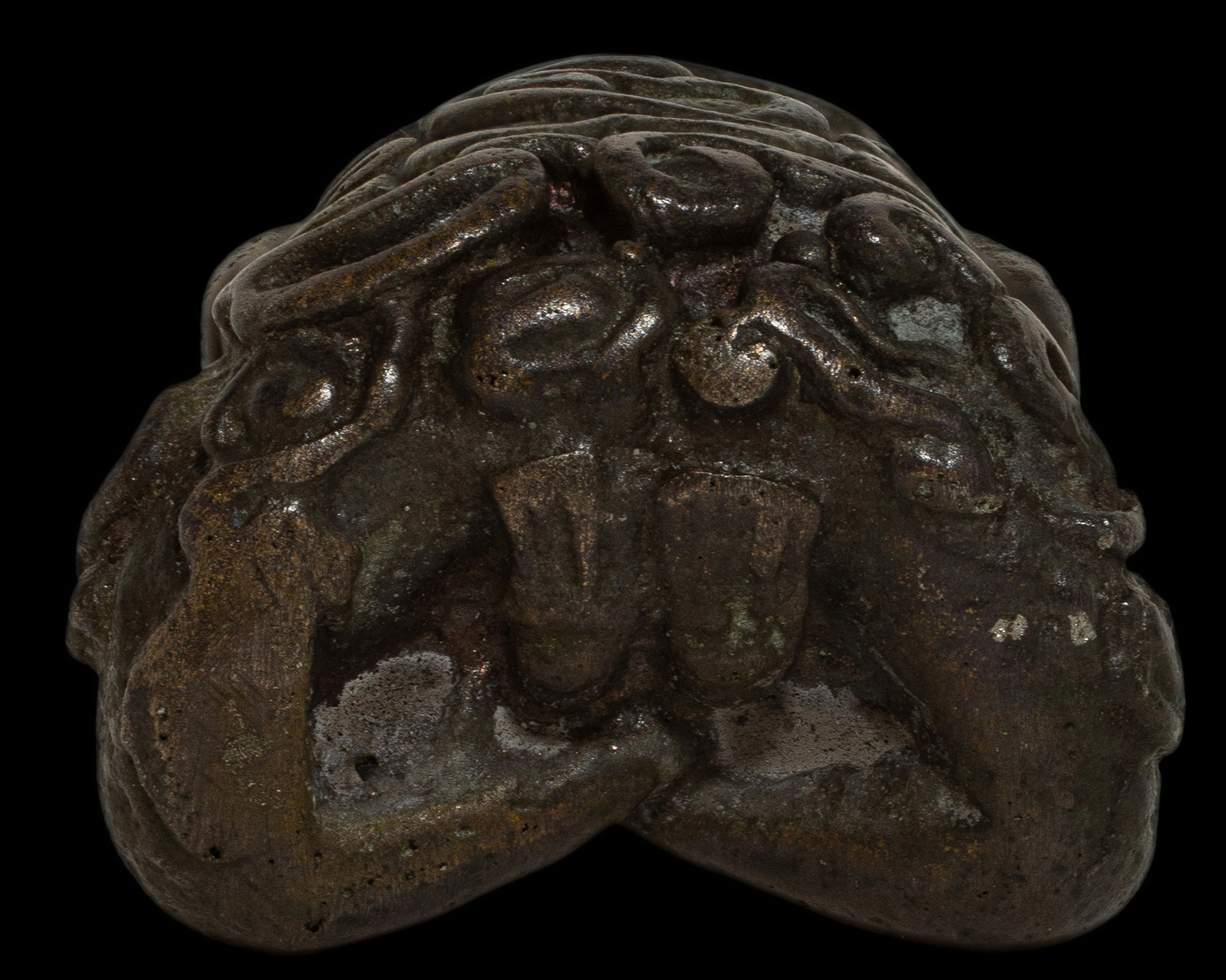 พระปิดตายันต์ยุ่งมหาอุตตโม หลวงปู่เม้า วัดสี่เหลี่ยม ปี 2517