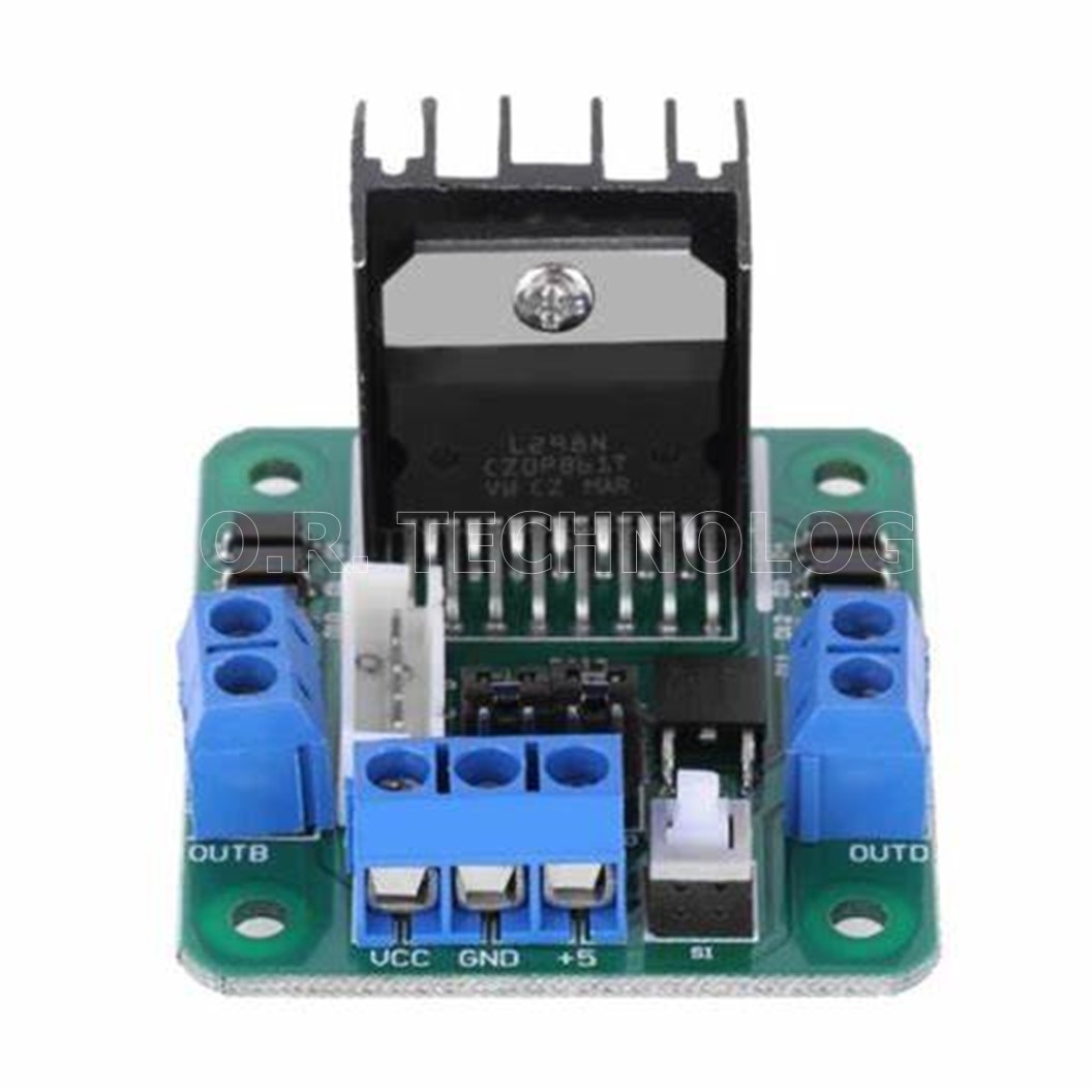 (1ชิ้น) NA107 โมดูลขับมอเตอร์ สเต็ปเปอร์มอเตอร์ บอร์ดไดรเวอร์ Green L298N Dual H Bridge DC Stepper Motor Board