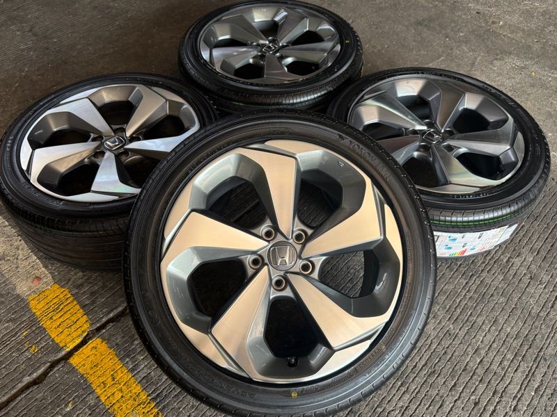 ล้อ Honda Accord G10 ขอบ 18 Top ยางใหม่ Yokohama Advan DB decibel 🛞 235/45/18ปี23 (1 ชุด 4 วง)