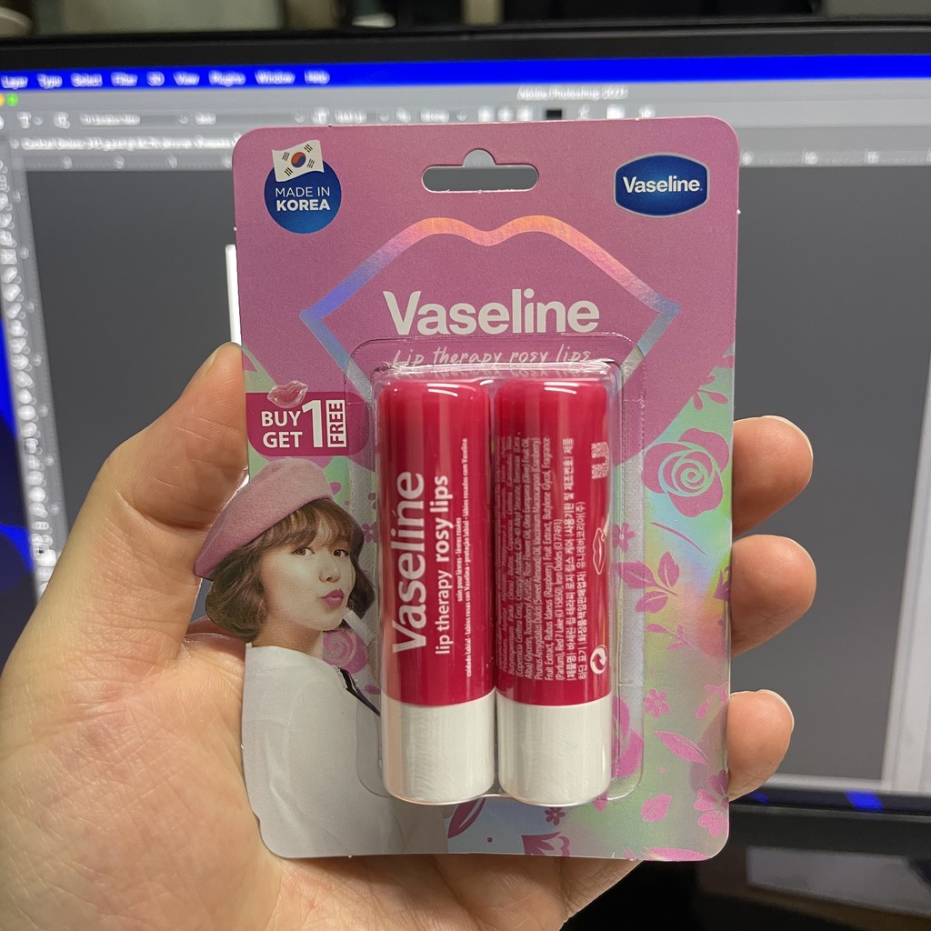 วาสลีน ลิป เทอราพี โรซี่ ลิปส์ [4.8 กรัม x 2 ชิ้น] Vaseline Lip Therapy Rosy Lips [4.8 g x 2 Pieces]