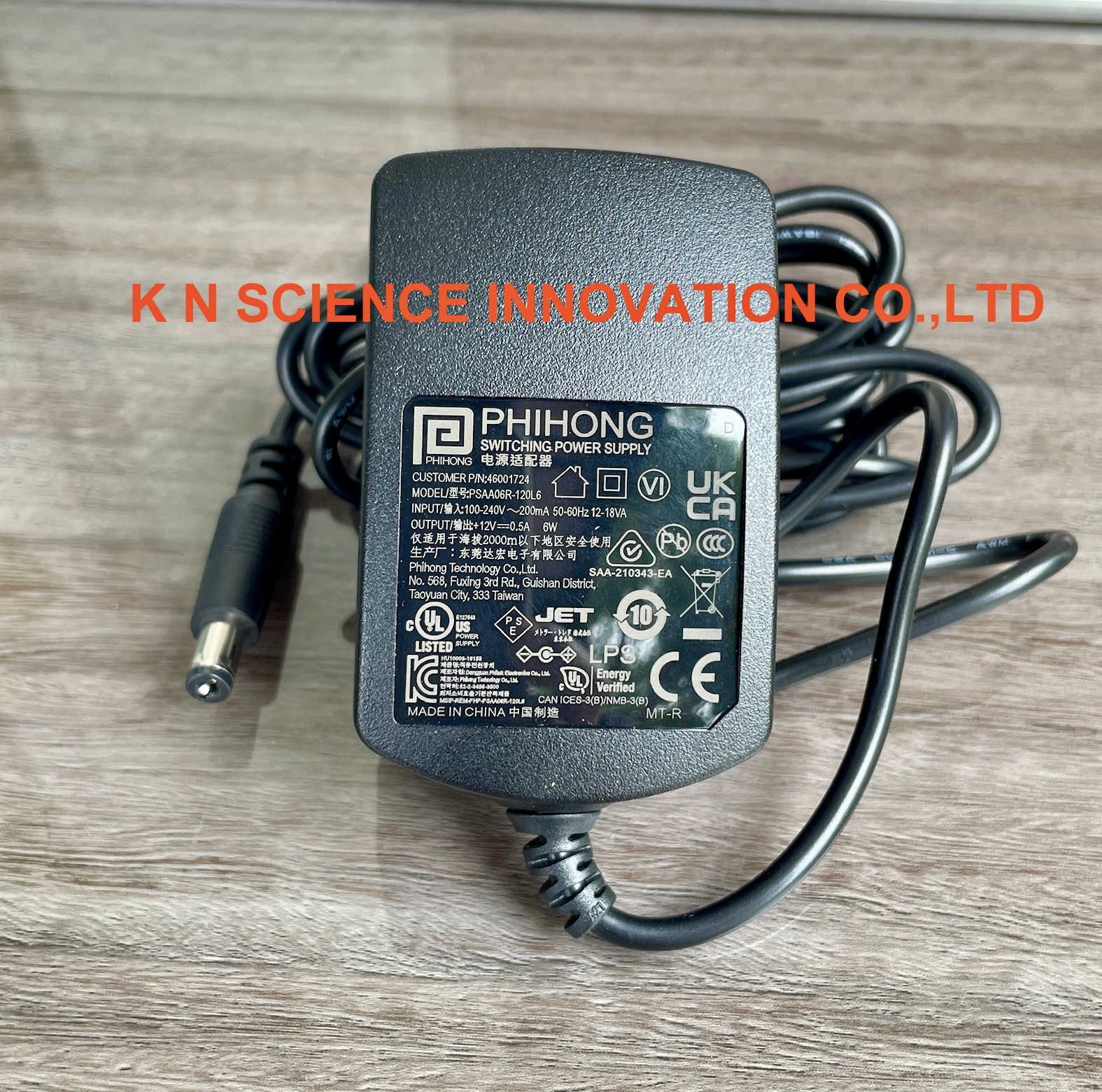 Universal AC Power Supply (พร้อม Plug 46001780) - with Ohaus™ balances,ยี่ห้อ Ohaus (U.S.A.) 46001724