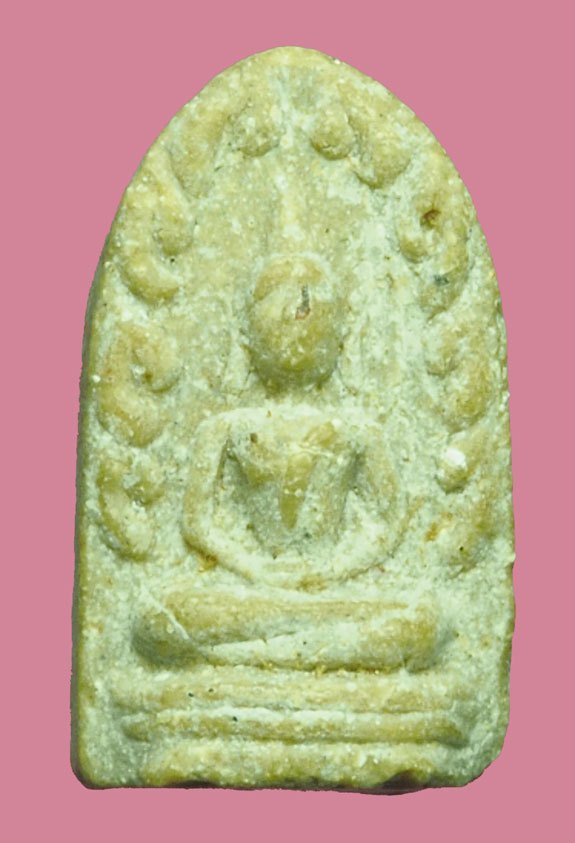 ขายแล้ว*38971 พระรอดหลังยันต์ หลวงปู่สี วัดถ้ำเขาบุญนาค นครสวรรค์ เนื้อผงน้ำมัน 40