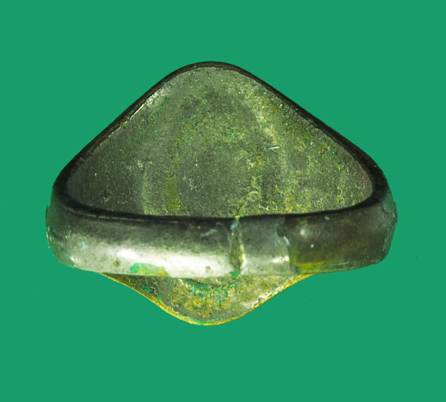 *32588 แหวนหลวงปู่ทวด ข้างยันต์สาม ชุบนิเกิล ไม่ทราบปี 11(ขายแล้ว)