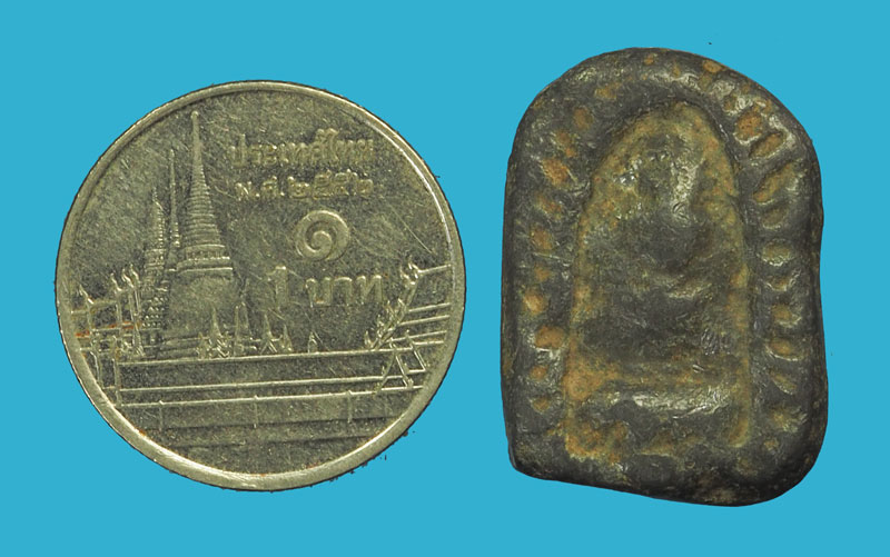 *33983 พระเนื้อชินตะกั่ว เก่าพอมีอายุ ไม่ทราบที่ และปีสร้าง 3