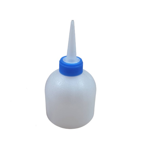 กาบีบน้ำมัน PVC ใบใหญ่(ราคารวมแวท) หัวจุกน้ำเงิน (ห่อ 12 ชิ้น) กาบีบน้ำมันพลาสติก บีบของเหลว {รหัสสินค้า0401306801}