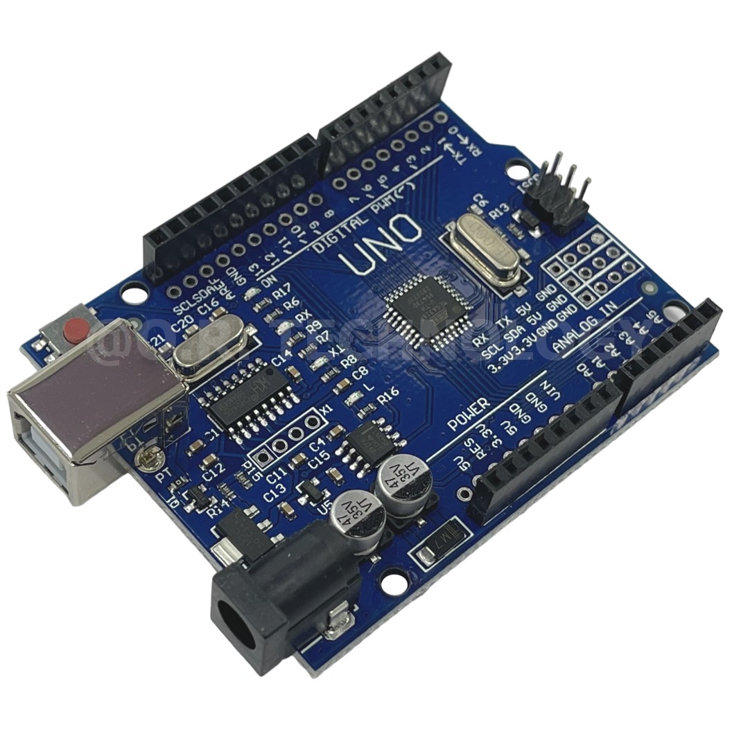 Arduino UNO R3 บอร์ดอาร์ดูโน่ UNO R3 SMD/DIP ATmega328 Arduino UNO R3 SMD Board แบบมีสาย USB / ไม่มีสาย / มีสายพร้อมเคส