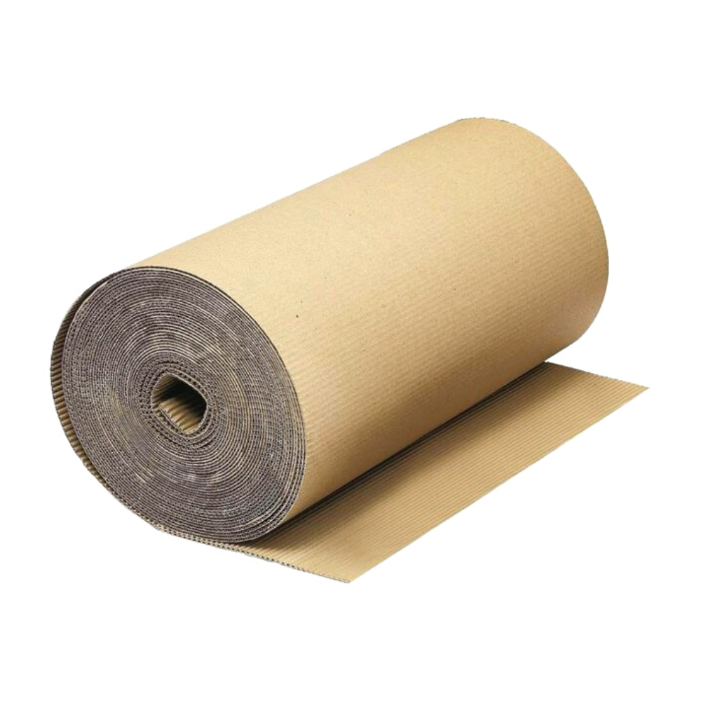 กระดาษลูกฟูก 2 ชั้น กว้าง 48 นิ้ว x ยาว 50 เมตร แพ็ค 1 ม้วน กระดาษลัง กล่อง (ราคารวมแวท)