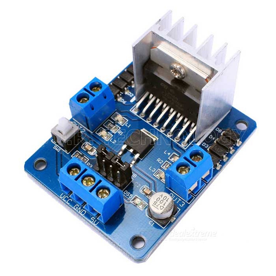 (1ชิ้น) NA106 โมดูลขับมอเตอร์ สเต็ปเปอร์มอเตอร์ บอร์ดไดรเวอร์ Blue L298N Dual H Bridge Drive Controller Module