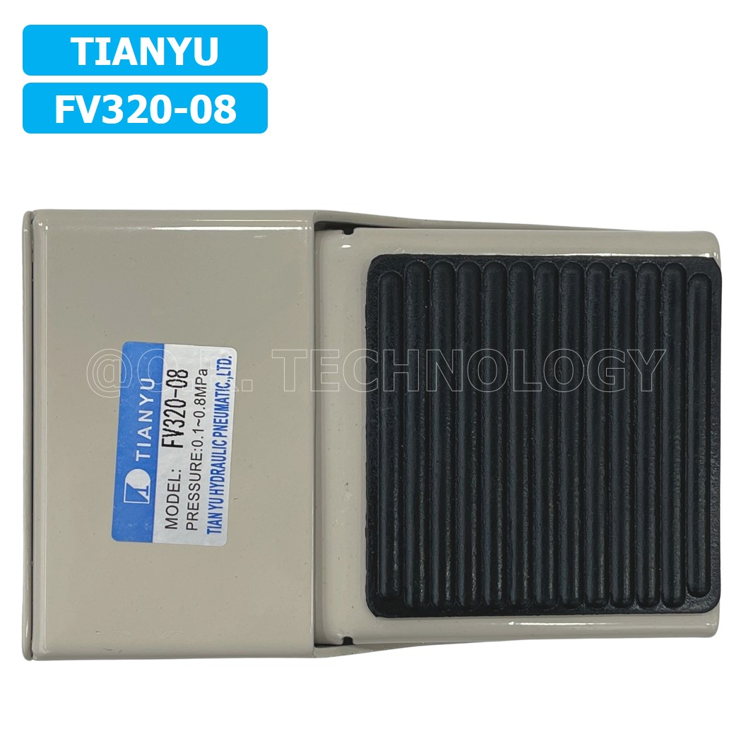 (1ชิ้น) FV320-08 เท้าเหยียบลม วาล์วเท้าเหยียบ สวิทซ์เท้าเหยียบลม Air Foot Switch Valve Pneumatic TIANYU