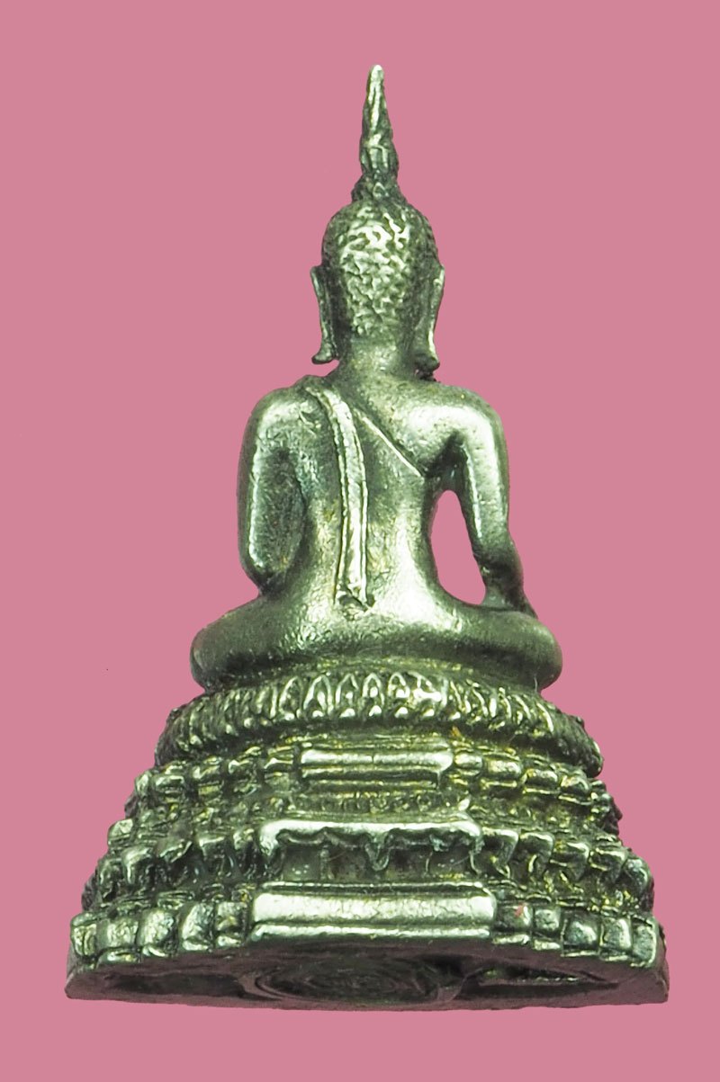 *39927 พระกริ่งหลวงพ่อมงคลบพิตร วัดมงคลบพิตร ปี 2535 อยุธยา ไม่มีกล่อง เนื้อเงิน 50