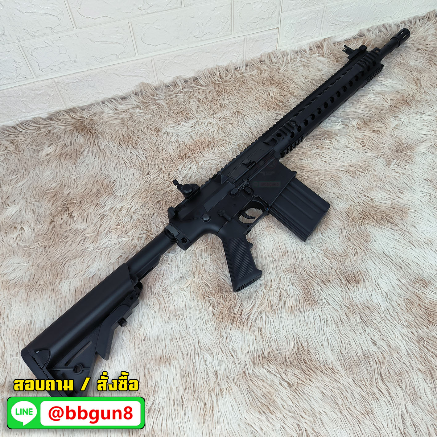บีบีกันไฟฟ้า E&C 910 S2 SR25K บอดี้โลหะ BB GUN