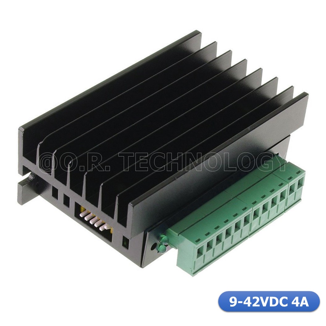 NA287 ไมโครสเตปไดร์เวอร์ กล่องไดร์มอเตอร์ ไดร์เวอร์มอเตอร์ กล่องดำไดร์สเตปมอเตอร์ สเต็ปมอเตอร์ TB6600 Stepper Motor Driver Controller 4A 9-42VDC TTL 16 Micro-Step CNC 1 Axis (Microstep Driver)