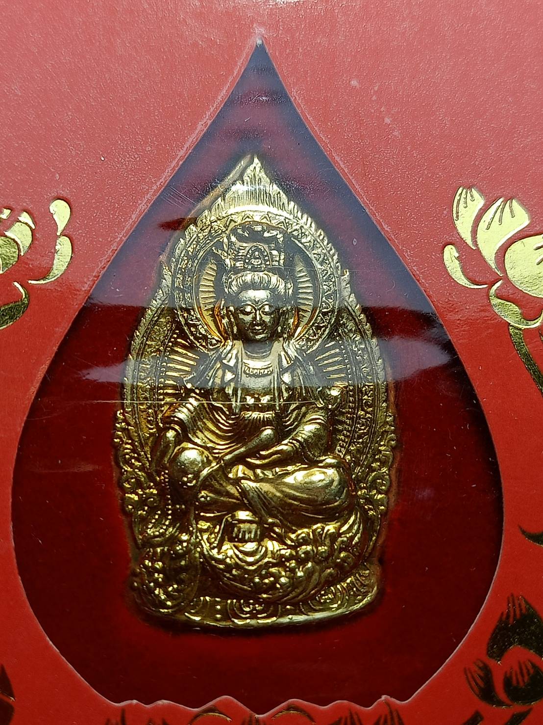 เหรียญเทเงิน เจ้าแม่กวนอิม หลังยันต์ วัดกุศลสมาคร กทม. พร้อมกล่อง (SKU-10424)