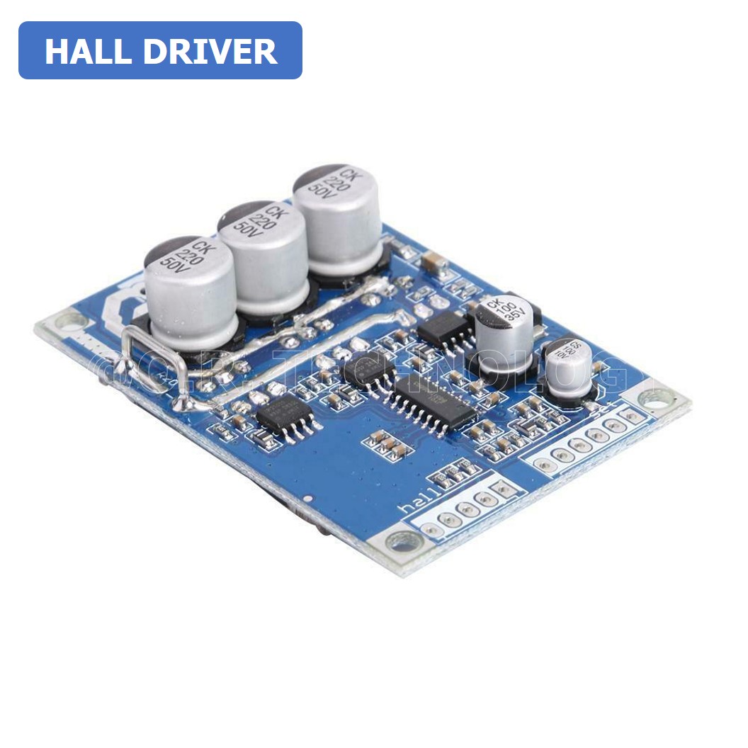 (1ชิ้น) AA693 บอร์ดไดร์ฟมอเตอร์ไร้แปลงถ่าน โมดูลไดร์ฟมอเตอร์ไร้แปลงถ่าน DC 12V-36V 15A 500W Brushless Motor Controller Hall Motor Balanced Car Driver Board with Hall Driver